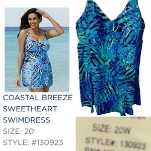 Plus size swimsuit/swimdress